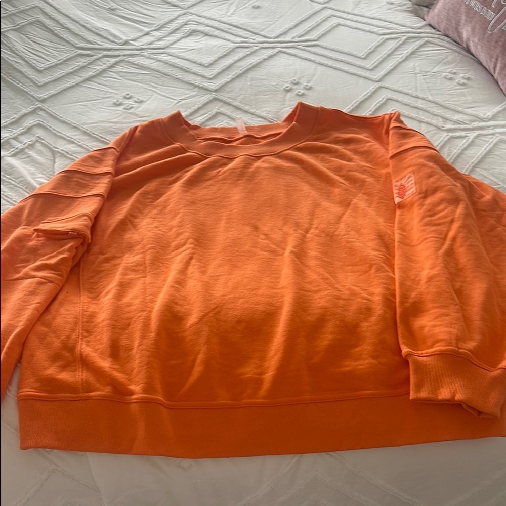 Orange Crewneck Sweater